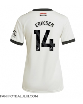 Manchester United Christian Eriksen #14 Tricou Fotbal Replică 2024-25 Femei Treilea